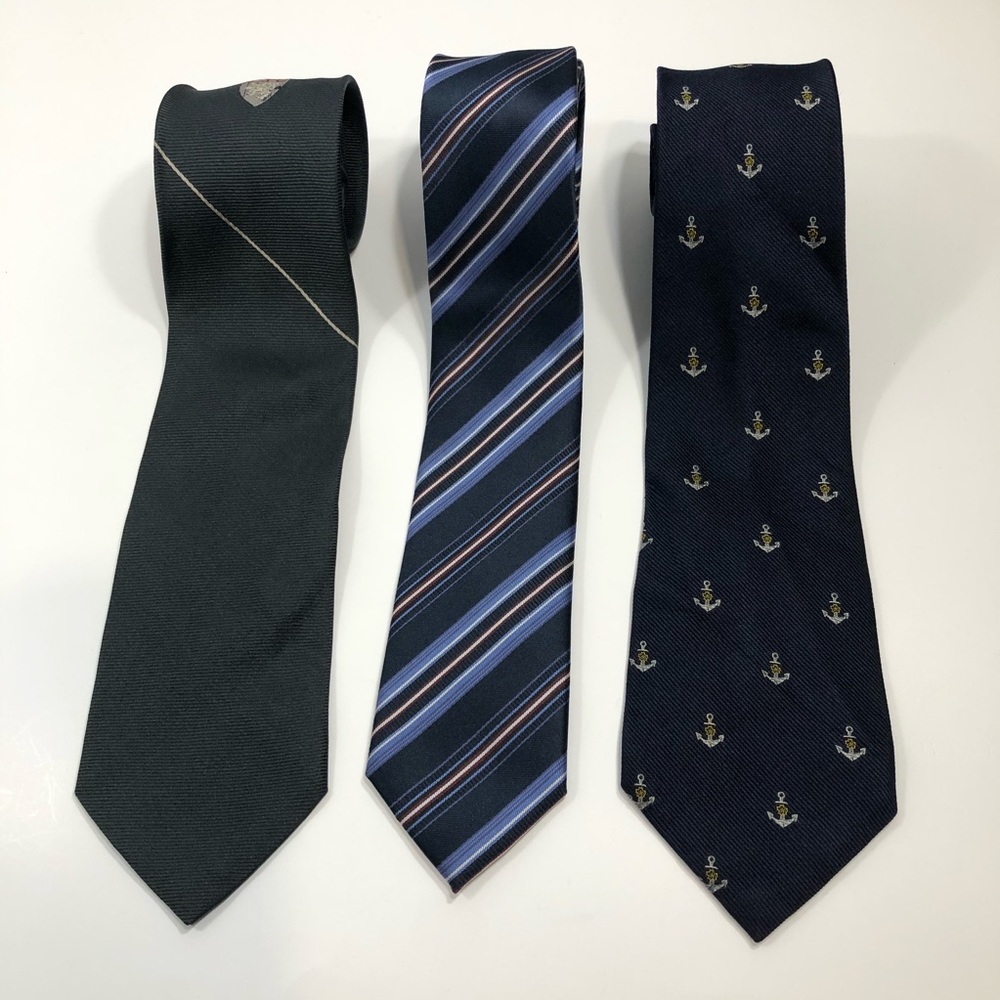Vintage ties different sizes and designs